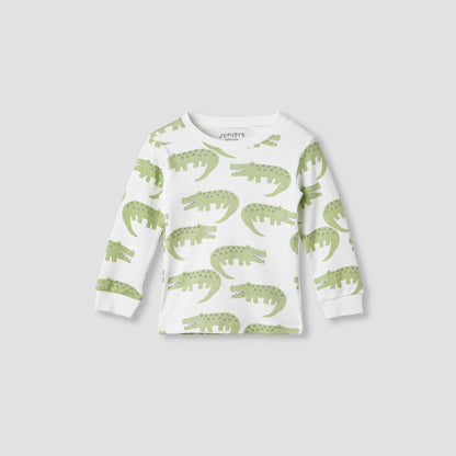 Juniors Animal Print T-shirt and Pyjama Set