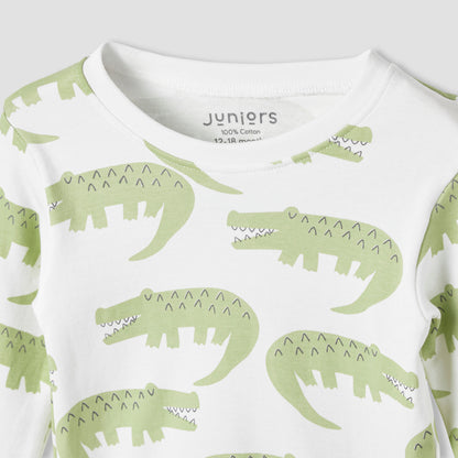 Juniors Animal Print T-shirt and Pyjama Set