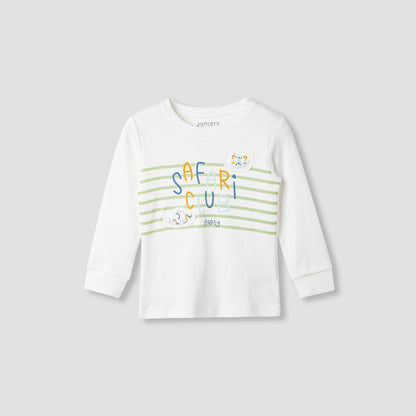 Juniors Striped T-shirt and Pyjama Set