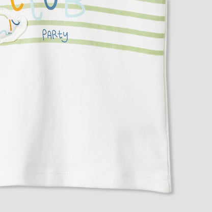 Juniors Striped T-shirt and Pyjama Set