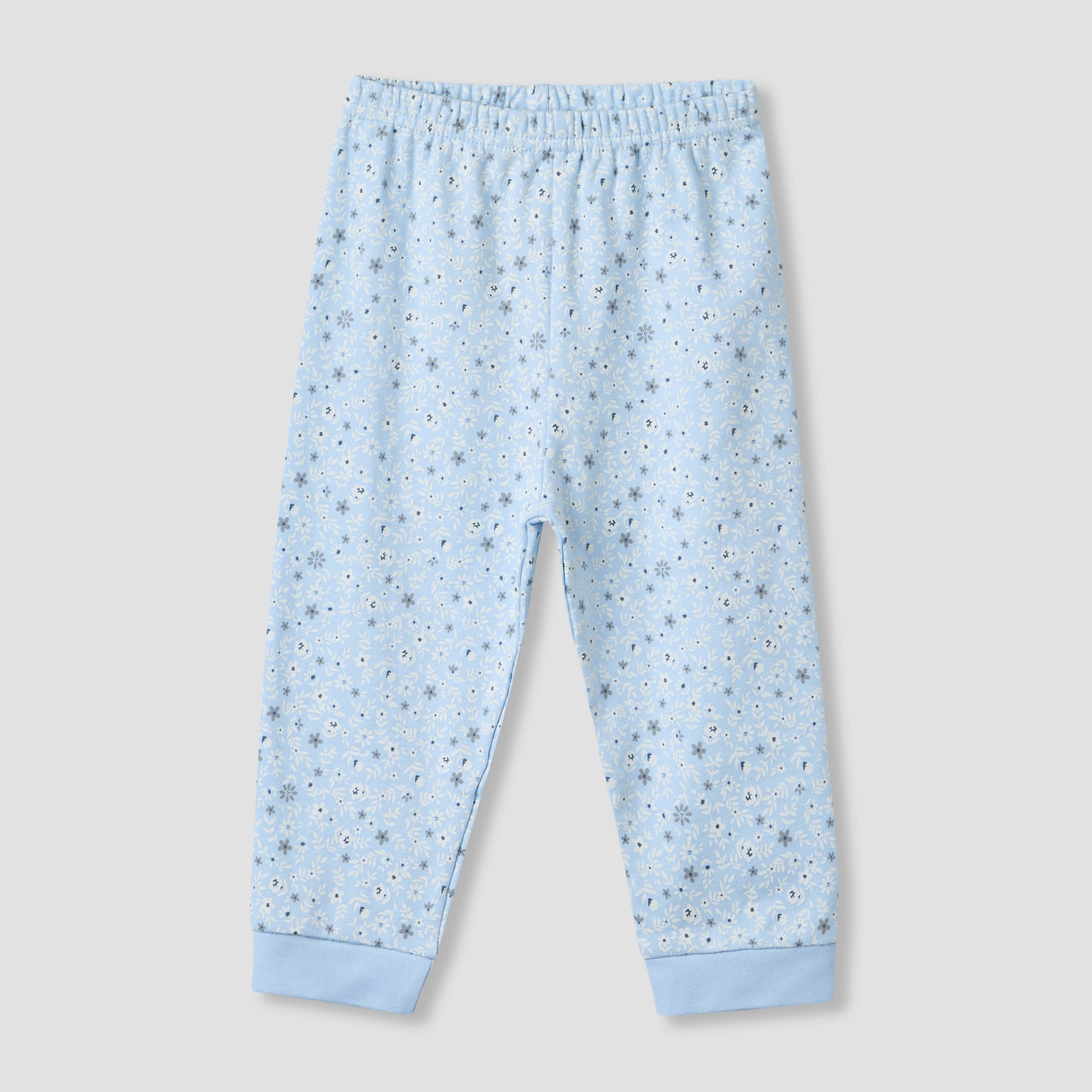 Juniors Embroidered T-shirt and Printed Pyjama Set