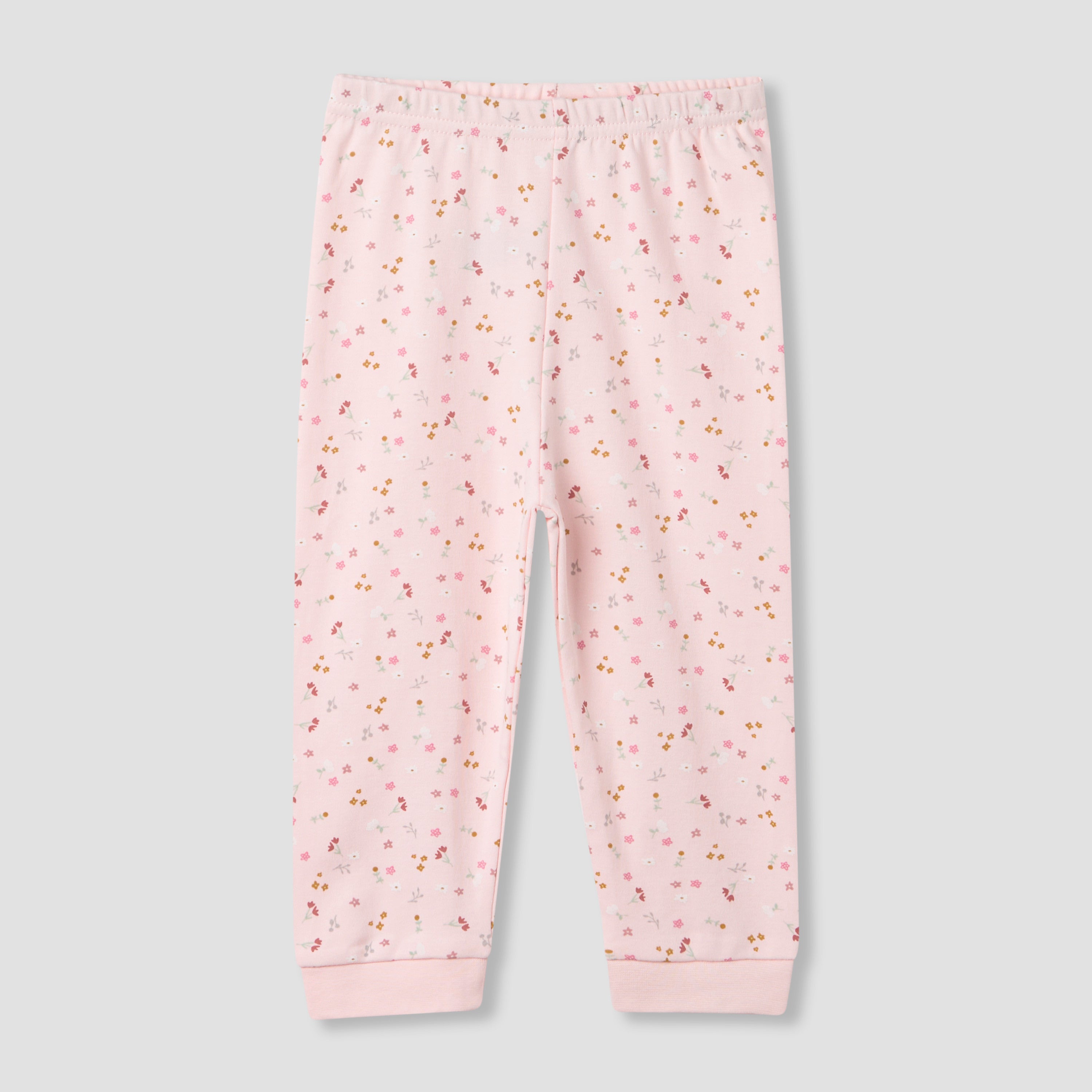 Juniors Floral Print Long Sleeve T-shirt and Pyjama Set