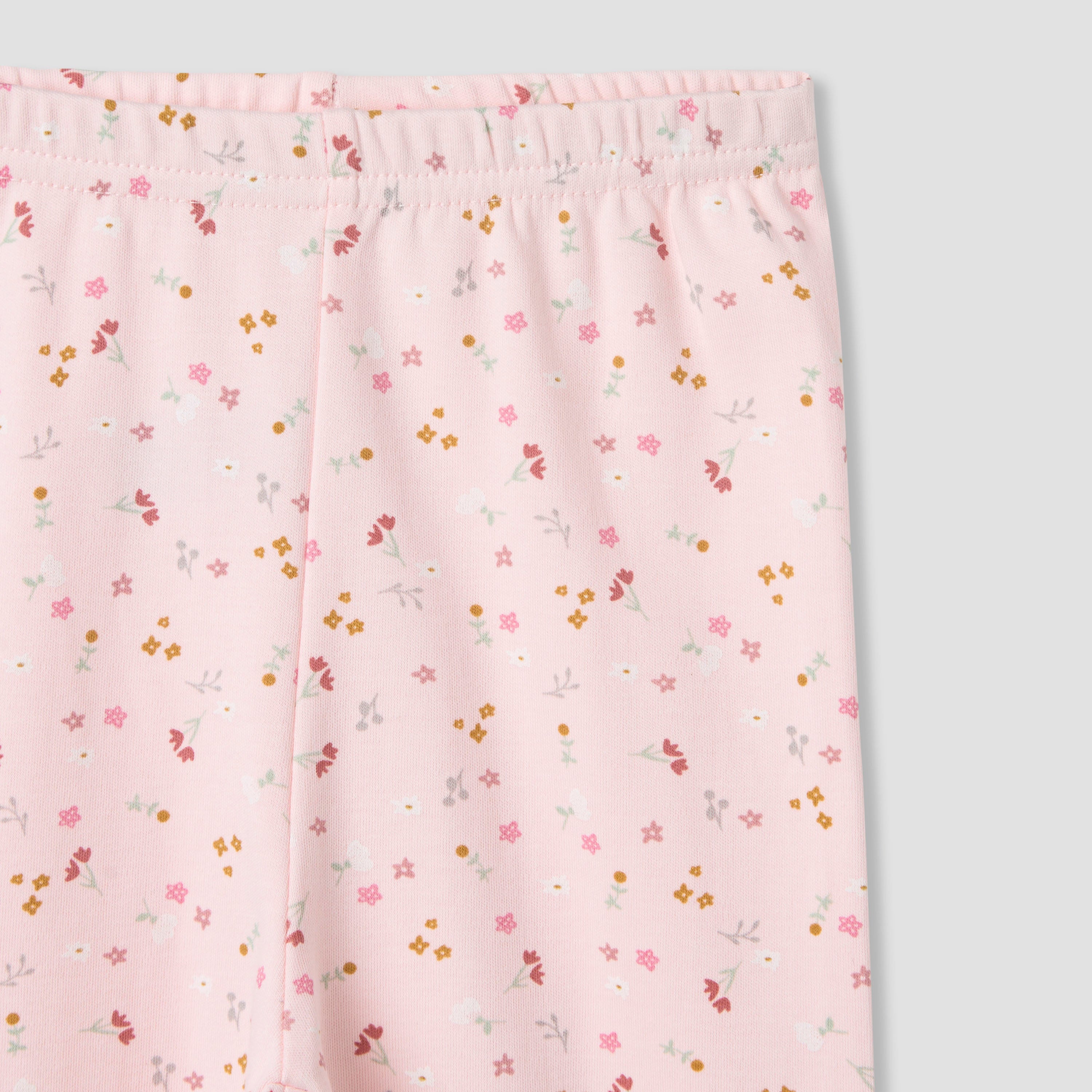 Juniors Floral Print Long Sleeve T-shirt and Pyjama Set