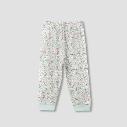 Juniors Pyjama Set with Print - Cotton - Long Sleeves - Round Neck