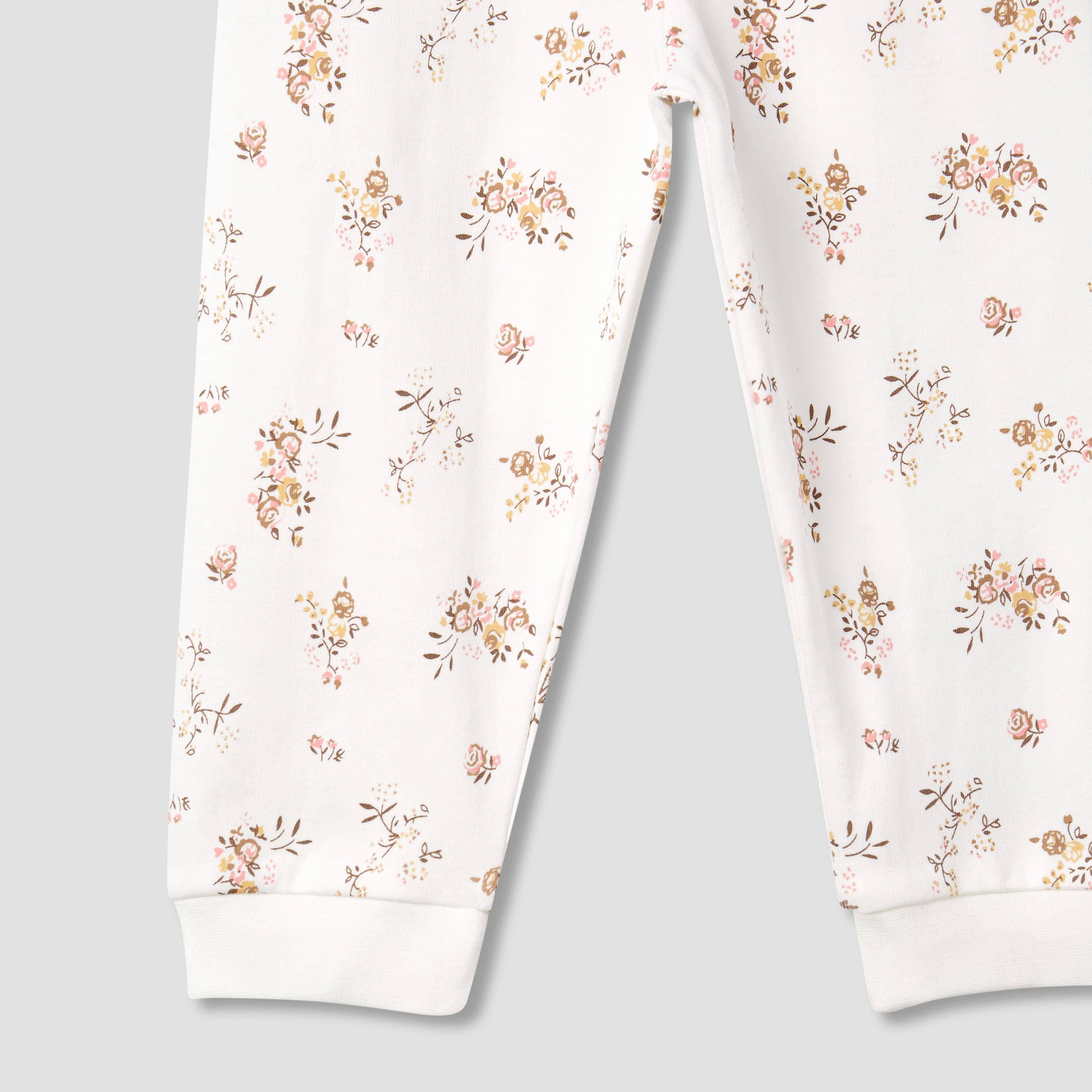 Juniors Printed Ribbed T-shirt and Pyjama Set