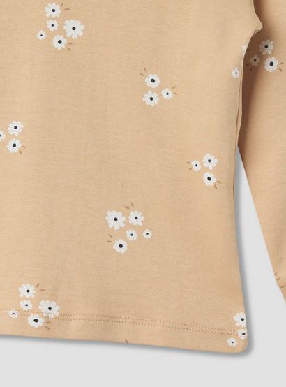 Juniors Floral Print Long Sleeve T-shirt and Pyjama Set-baby-girls-clothing-nightwear-pyjamasets-image-6