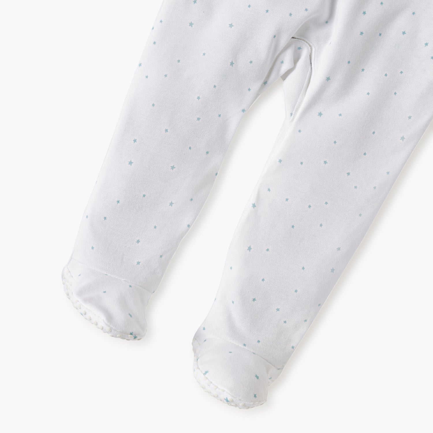 Juniors Elephant Applique Detail Closed Feet Sleepsuit with Long Sleeves