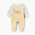 Disney Cotton Crew Neck Long Sleeves Sleepsuit with Winnie the Pooh and Friends Print