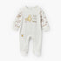 Disney Cotton Crew Neck Long Sleeves Sleepsuit with Winnie the Pooh and Friends Print - Cream / 9-12 mths