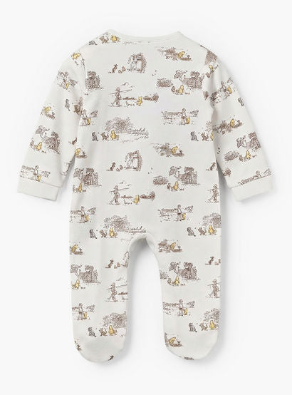 Disney Cotton Crew Neck Long Sleeves Sleepsuit with Winnie the Pooh and Friends Print-baby-boys-clothing-nightwear-sleepsuits-image-3