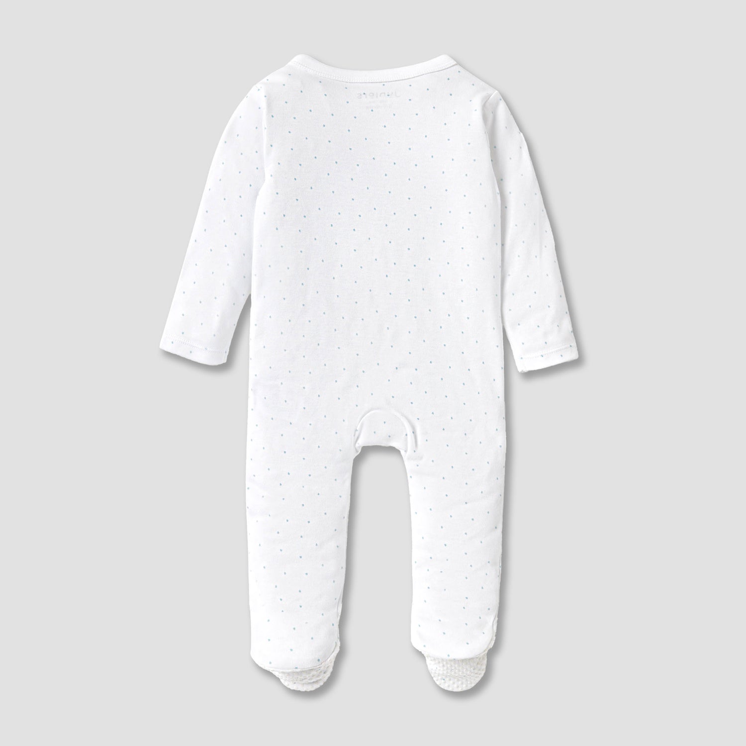 Juniors Embroidered Closed Feet Sleepsuit with Long Sleeves