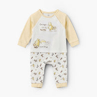 Disney Cotton Crew Neck Long Sleeves Sleepsuit with Winnie the Pooh and Friends Print-undefined-image-1