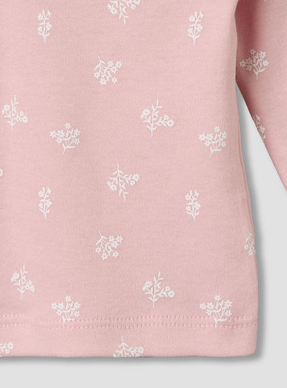 Juniors Cotton Round Neck Long Sleeves Pyjama Set with Floral Print-baby-girls-clothing-nightwear-pyjamasets-image-5