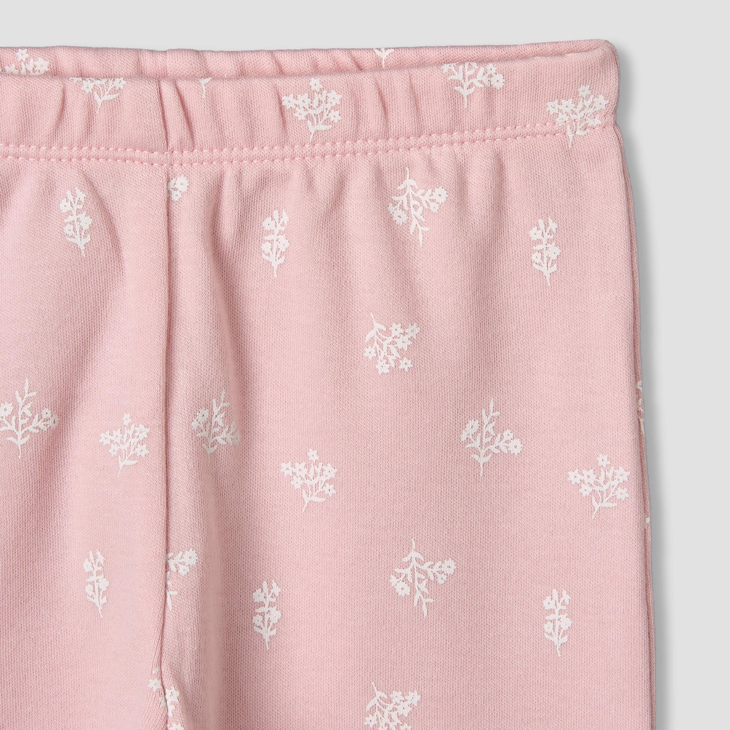 Juniors Cotton Round Neck Long Sleeves Pyjama Set with Floral Print