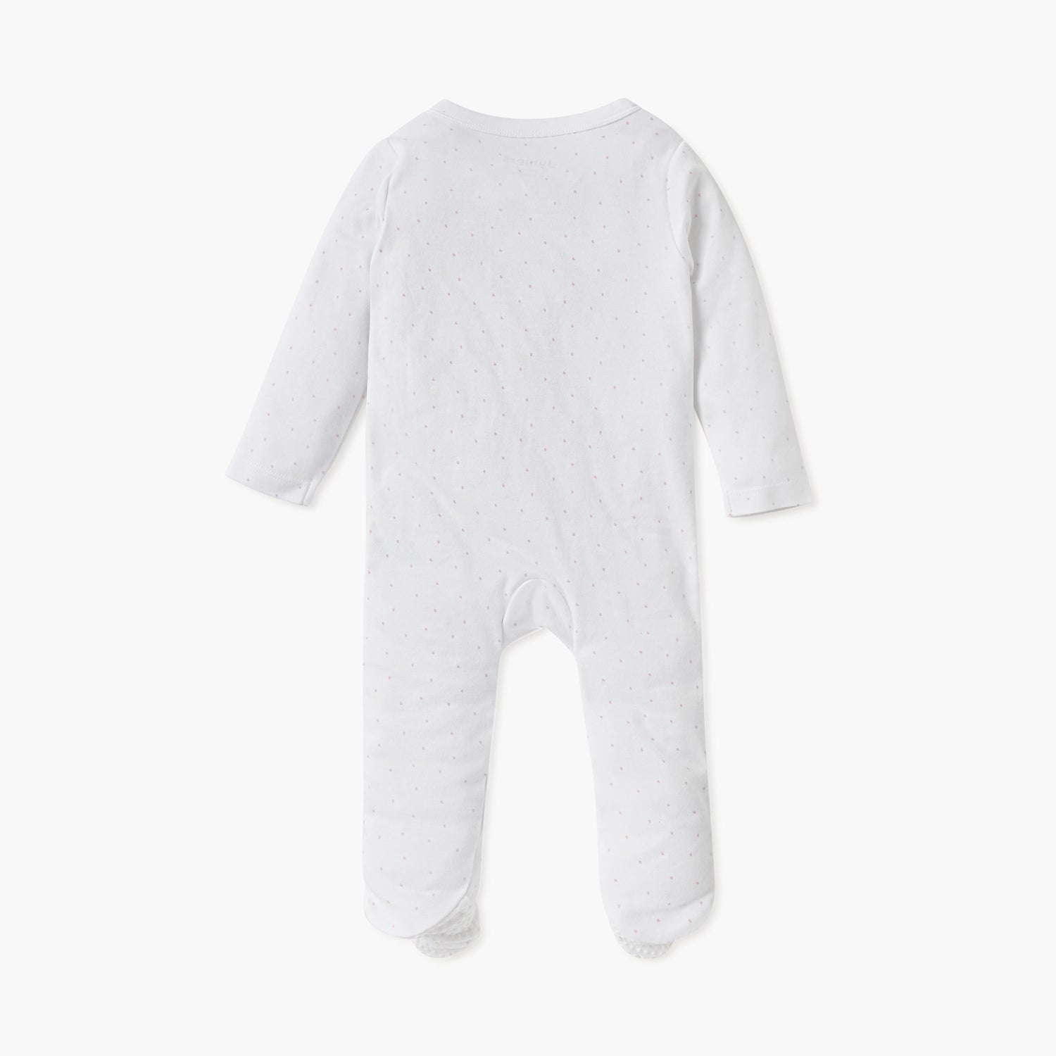 Juniors Embroidered Closed Feet Sleepsuit with Long Sleeves