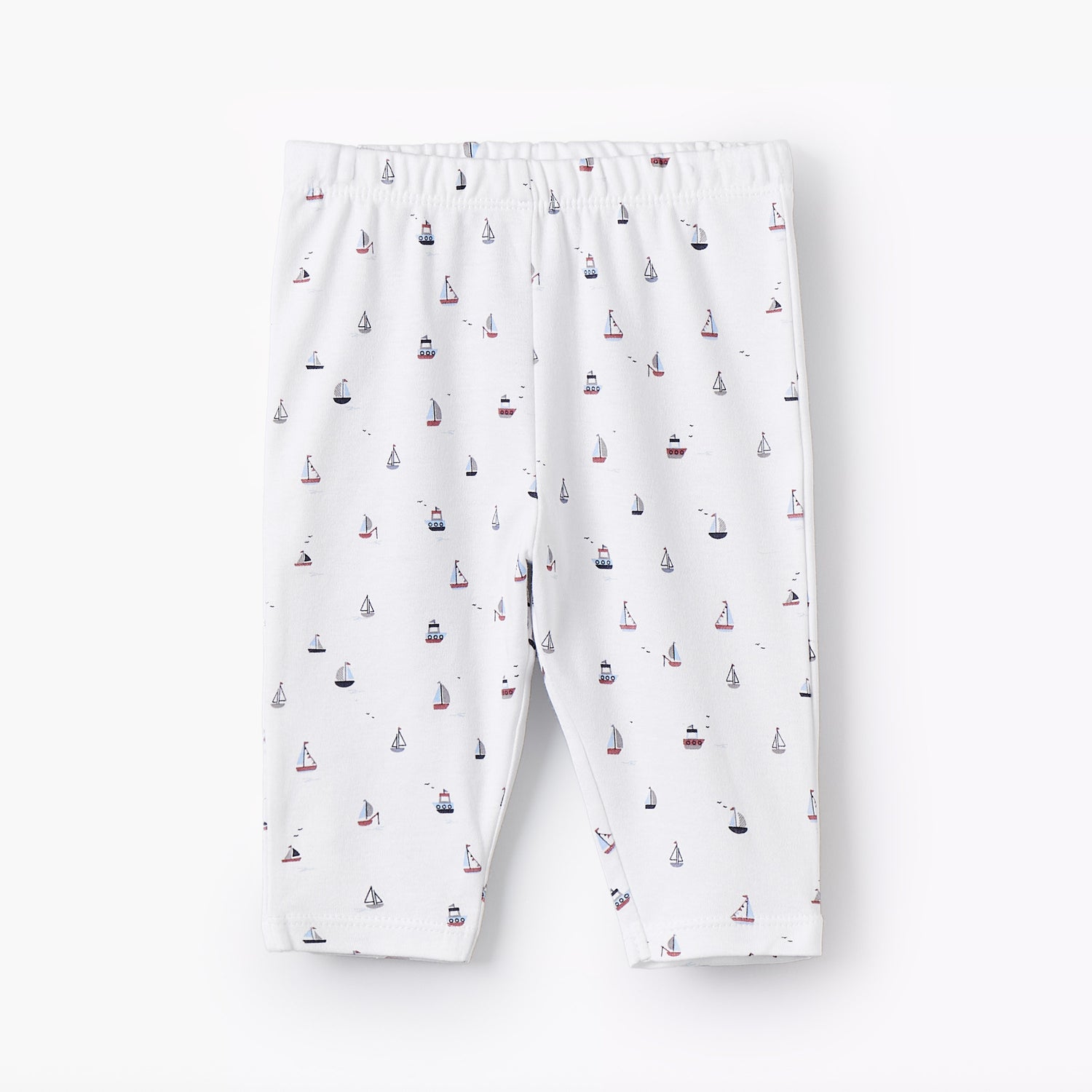 Juniors Cotton Round Neck Long Sleeves Pyjama Set with Boat Print