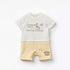 Disney Crew Neck Short Sleeves Romper with Winnie the Pooh Applique - Multicolour / 12-18 mths