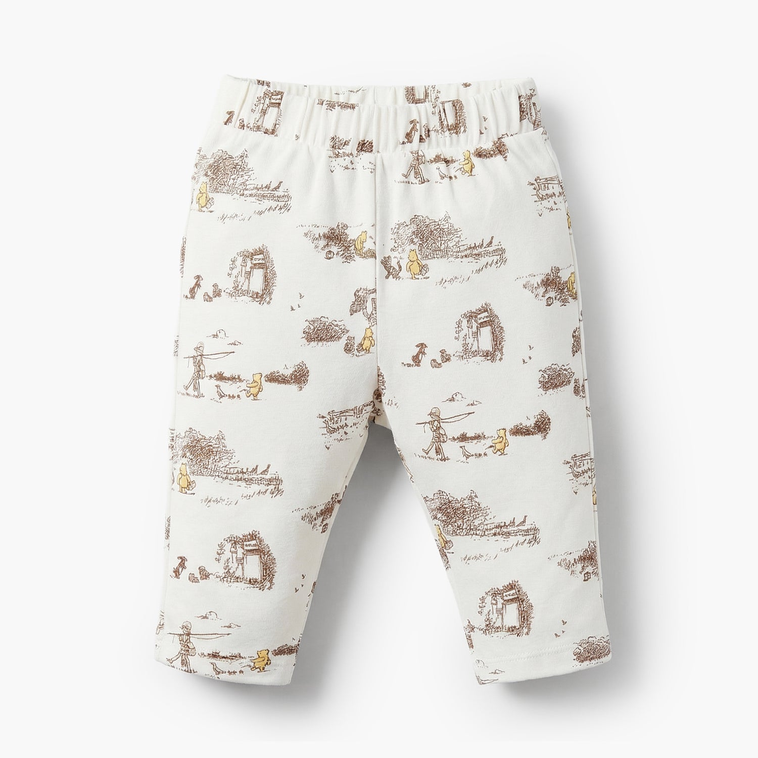 Disney Cotton Collared Long Sleeves Pyjama Set with Winnie the Pooh Print