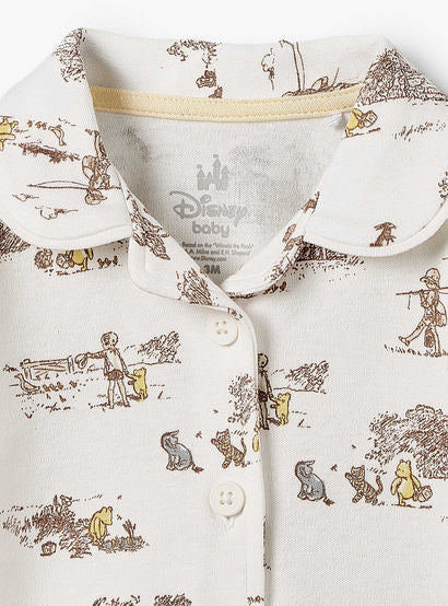 Disney Cotton Collared Long Sleeves Pyjama Set with Winnie the Pooh Print-baby-boys-clothing-nightwear-pyjamasets-image-5
