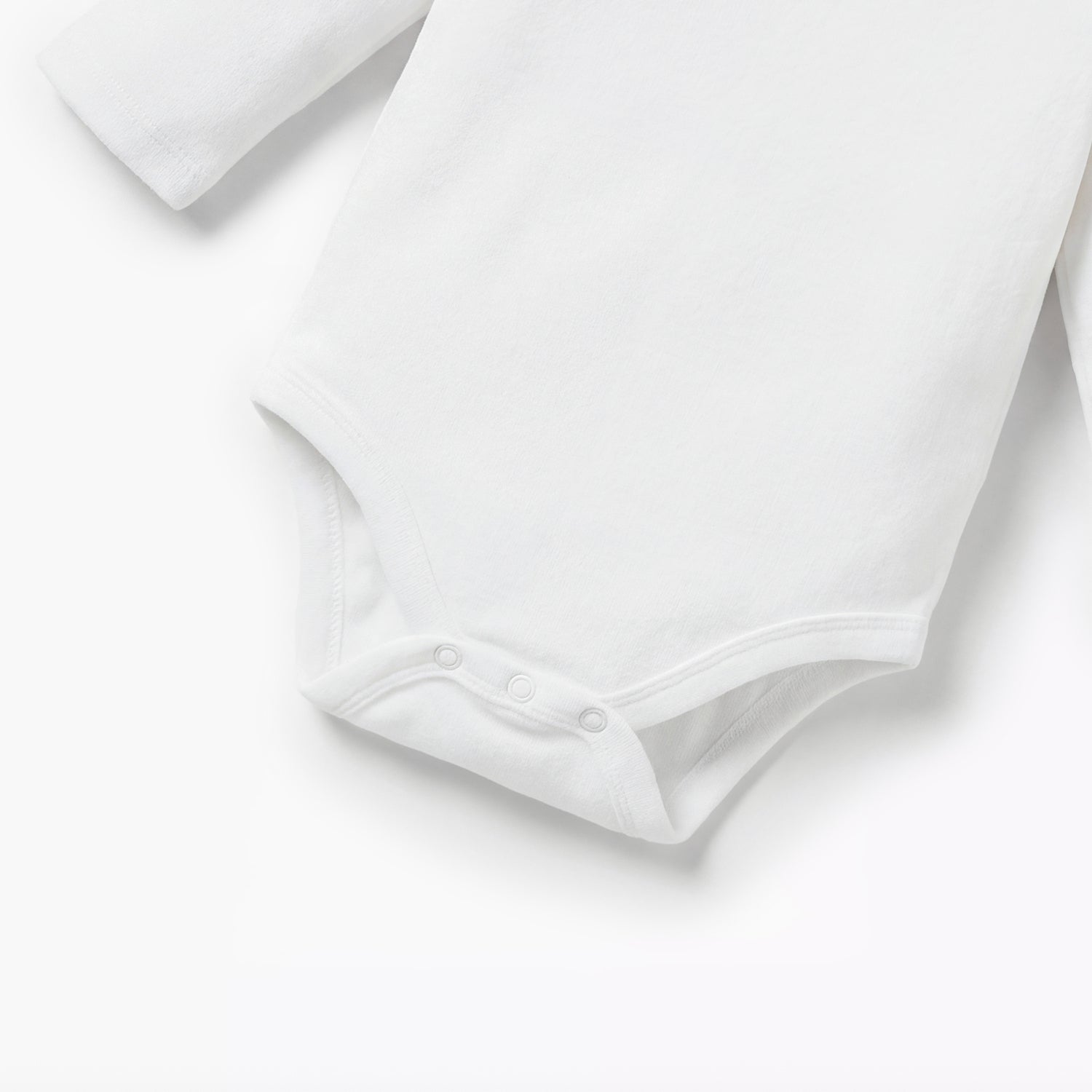Juniors Solid Long Sleeves Bodysuit with Round Neck