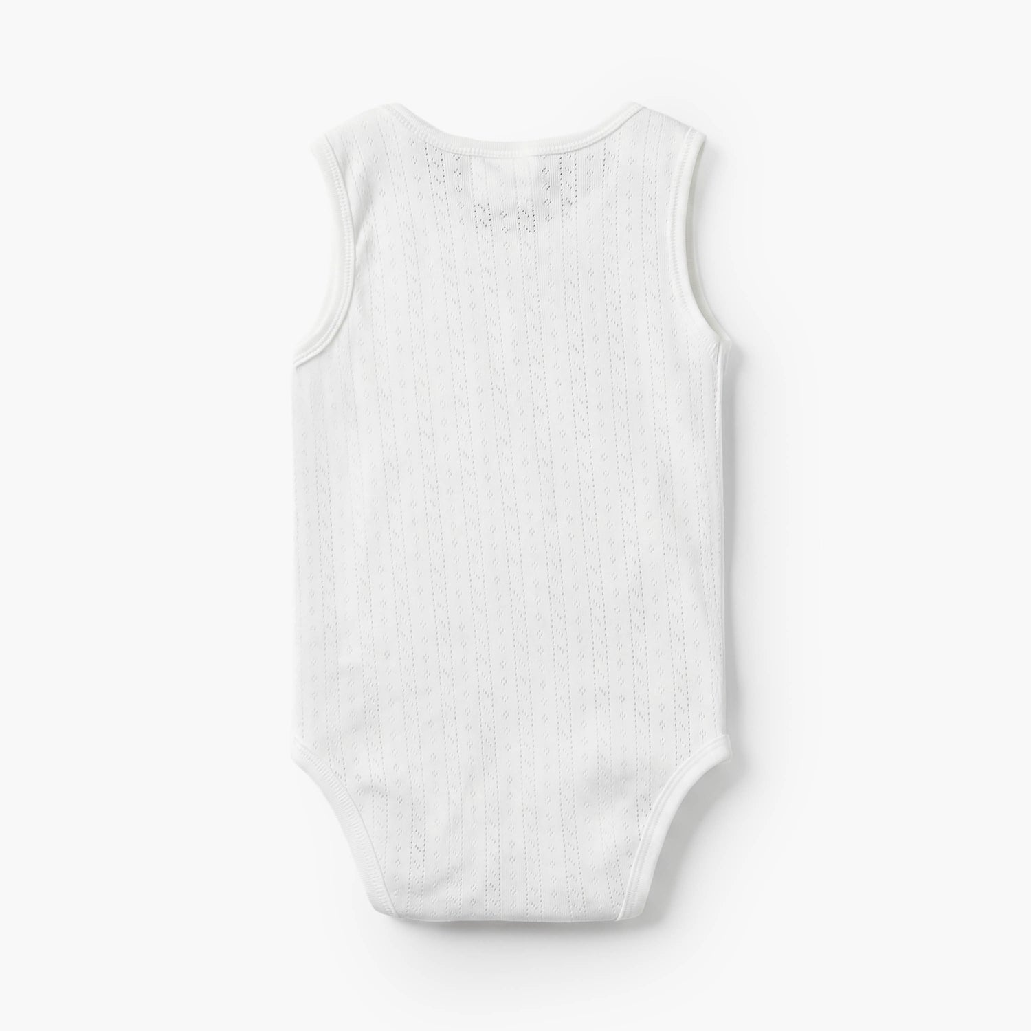 Juniors Textured Sleeveless Bodysuit with Round Neck