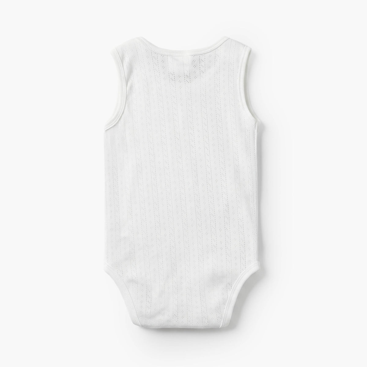 Juniors Textured Sleeveless Bodysuit with Round Neck