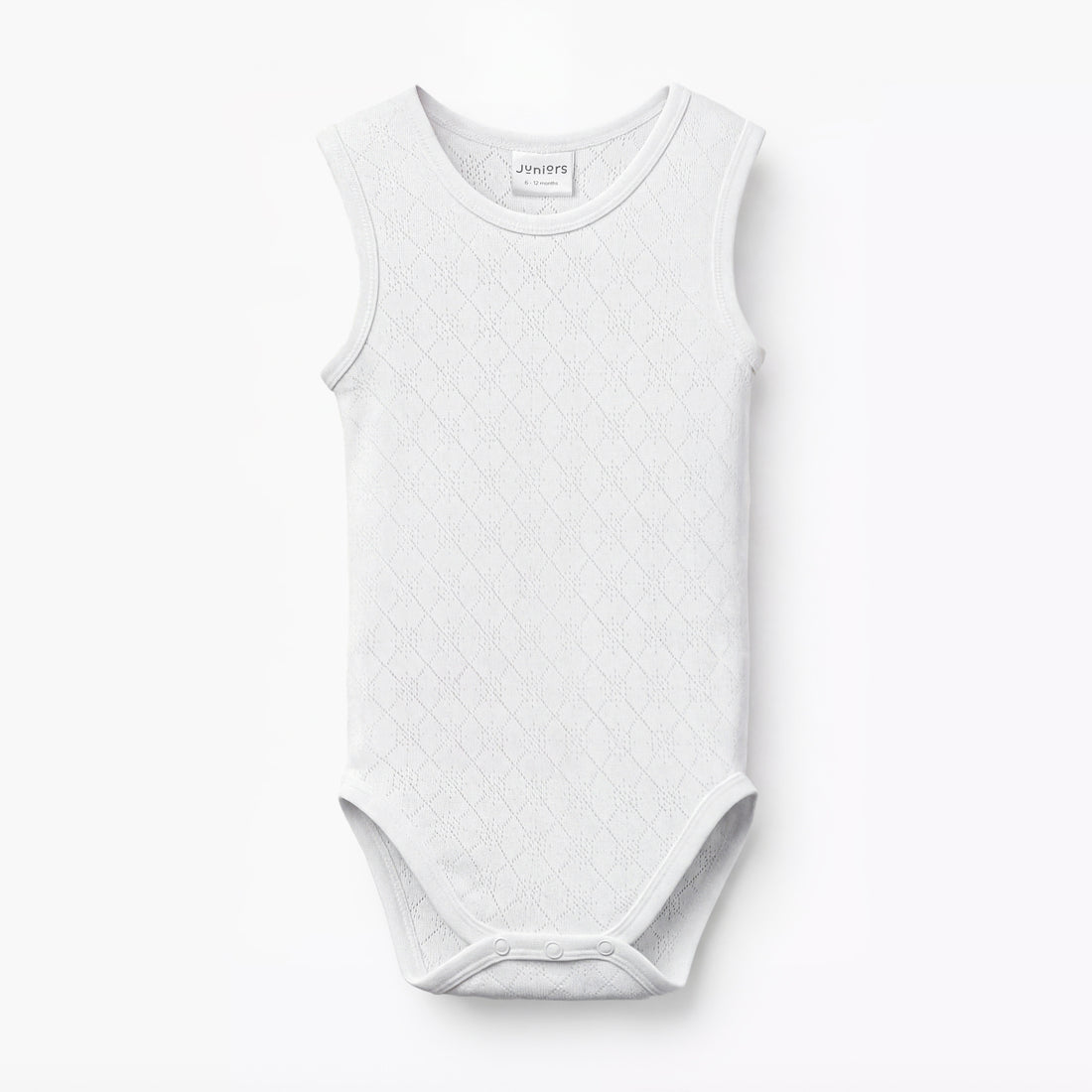 Juniors Round Neck Bodysuit - White / 18-24 mths