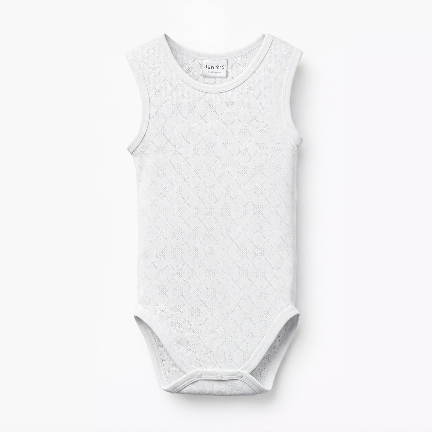 Juniors Round Neck Bodysuit - White / 18-24 mths