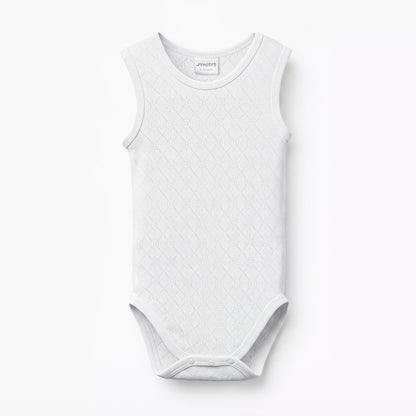 Juniors Round Neck Bodysuit - White / 18-24 mths