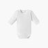 Juniors Solid Bodysuit with Long Sleeves and Snap Button Closure