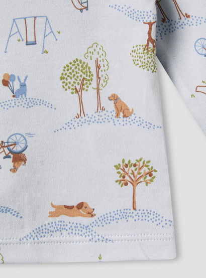 Juniors Cotton Long Sleeves Pyjama Set with Park Print-baby-boys-clothing-nightwear-pyjamasets-image-6