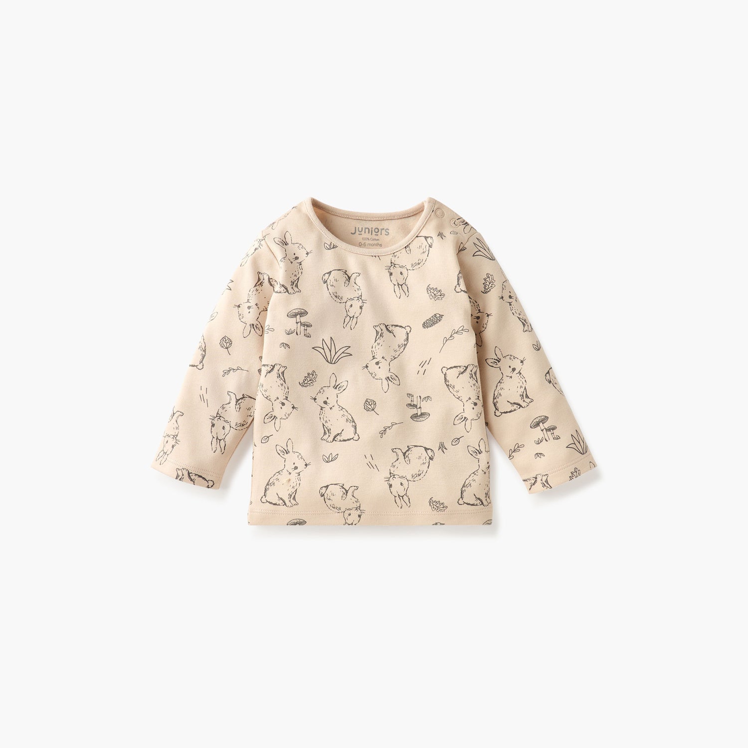 Juniors Bunny Print T-shirt and Pyjama Set