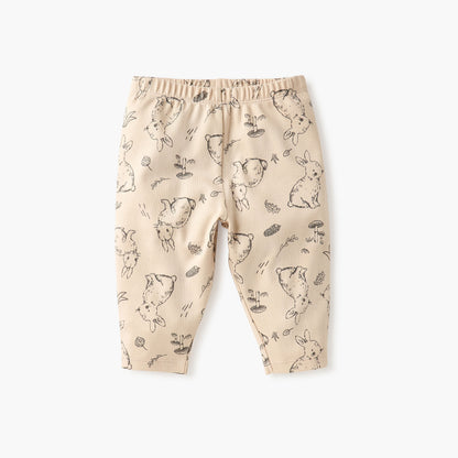 Juniors Bunny Print T-shirt and Pyjama Set