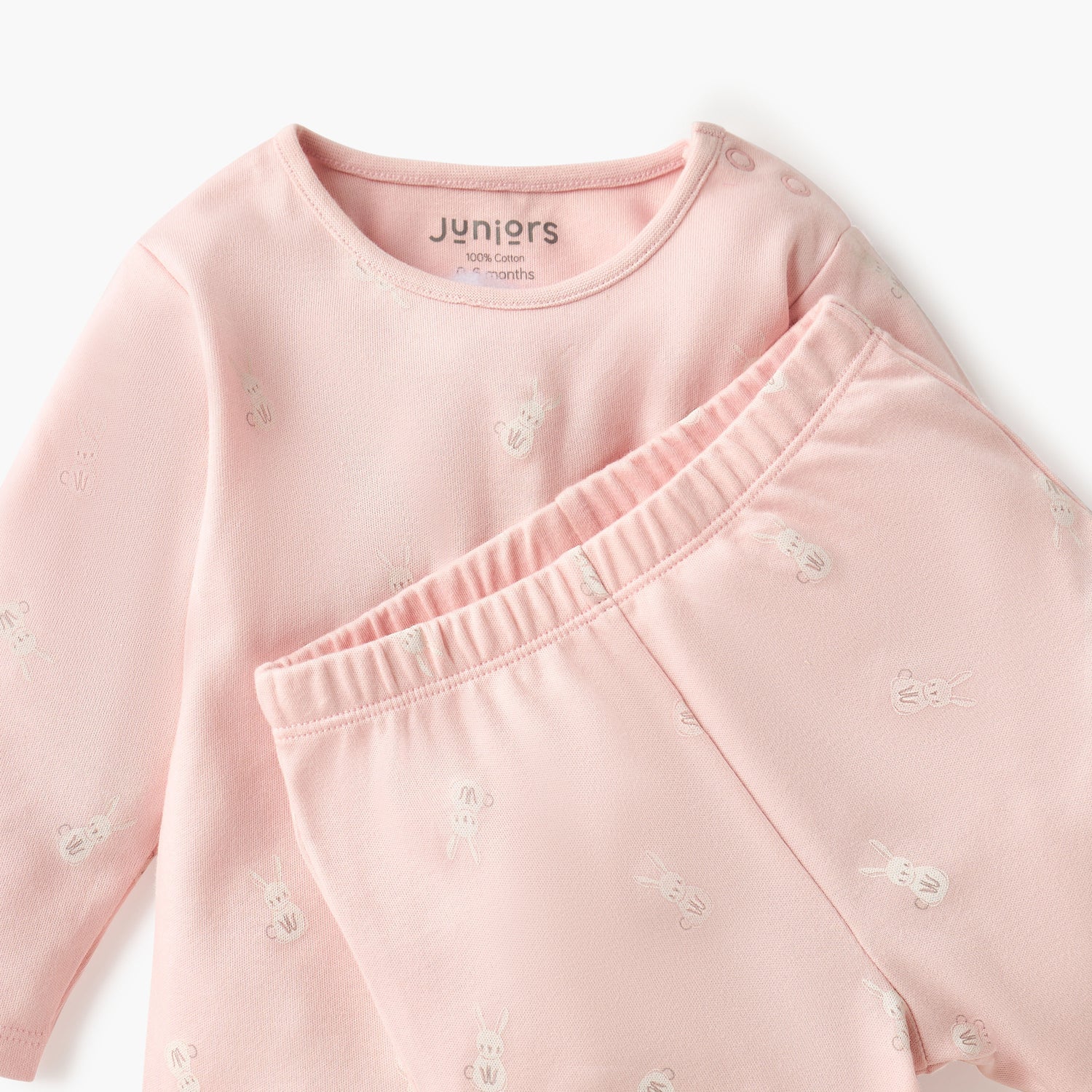 Juniors Printed T-shirt and Pyjama Set