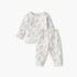 Juniors Dolphin Print T-shirt and Pyjama Set - Cream / 12-18 mths