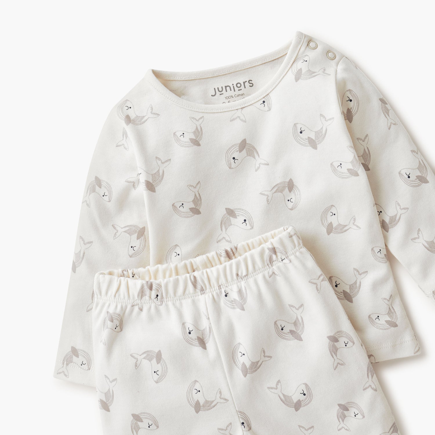 Juniors Dolphin Print T-shirt and Pyjama Set