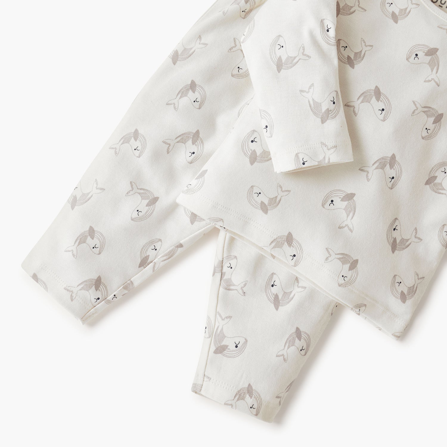 Juniors Dolphin Print T-shirt and Pyjama Set