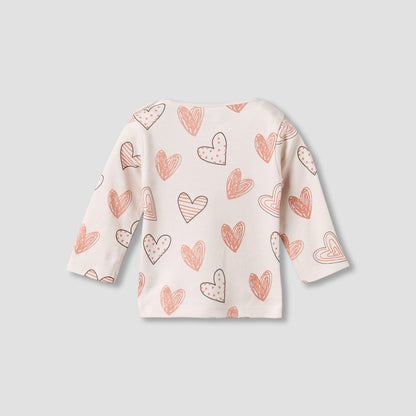 Juniors Cotton Round Neck Long Sleeve Pyjama Set with Elephant Print