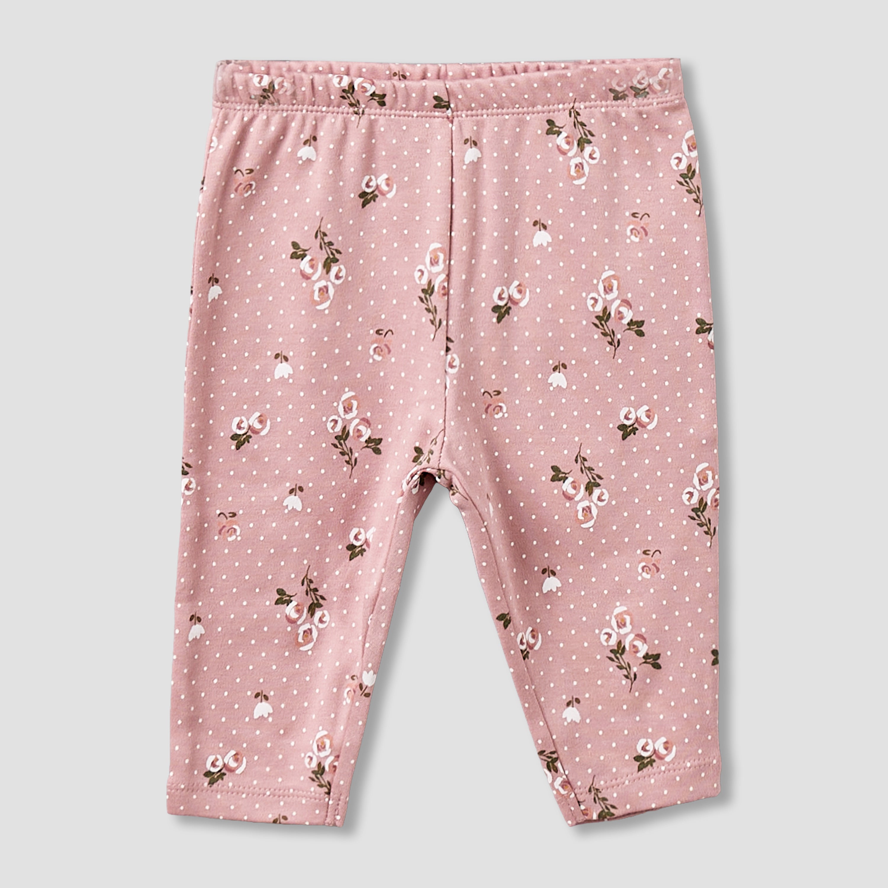 Juniors Cotton Round Neck Long Sleeves Pyjama Set with Floral Print
