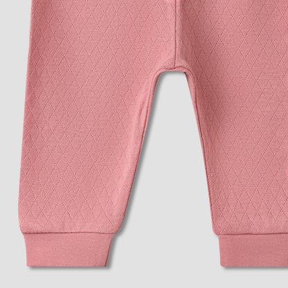 Juniors Cotton Long Sleeves Pyjama Set with Typographic Embroidery