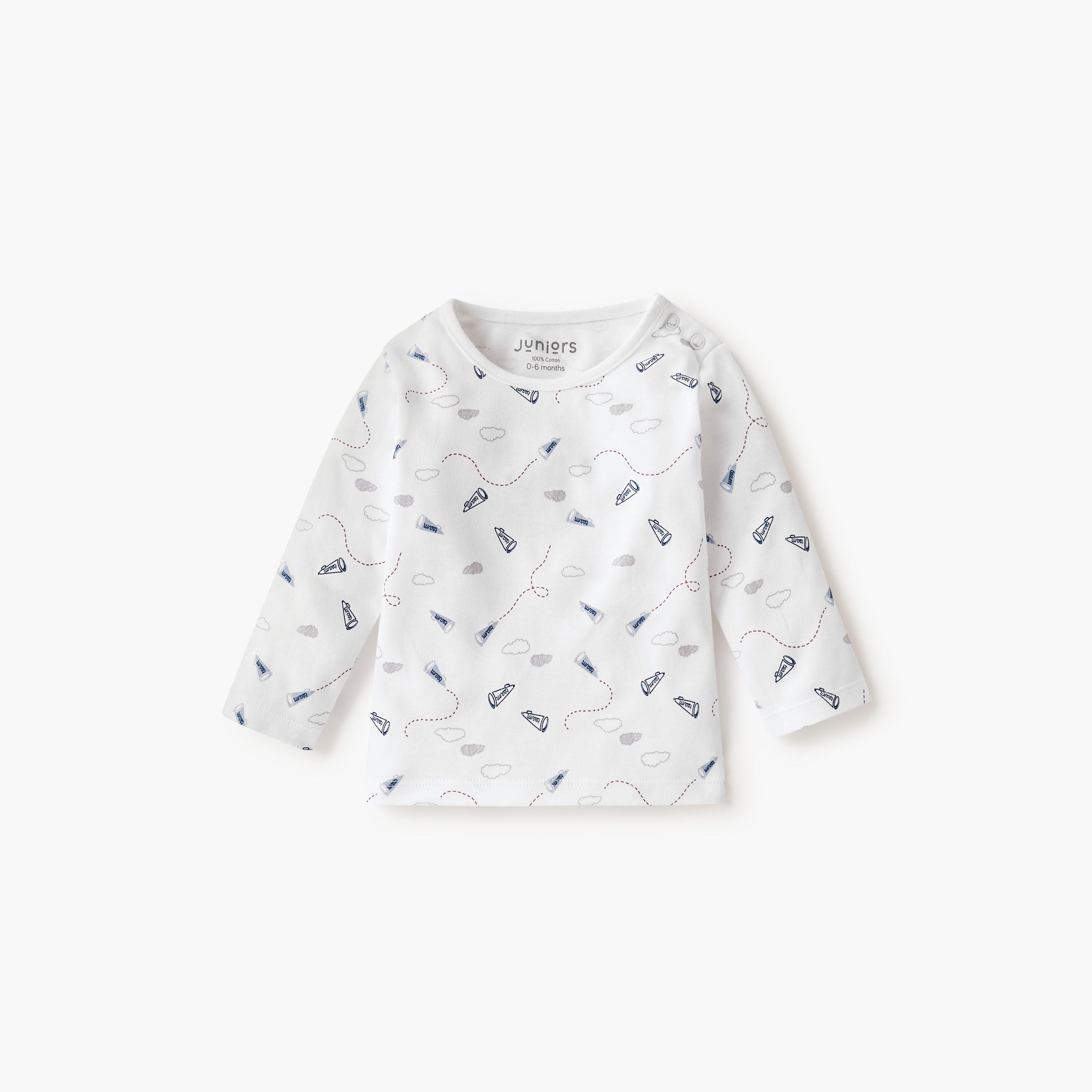 Juniors Graphic Print T-shirt and Pyjama Set