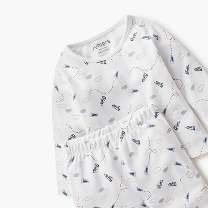 Juniors Graphic Print T-shirt and Pyjama Set