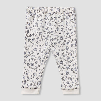 Juniors Cotton Long Sleeves Pyjama Set with Floral Print