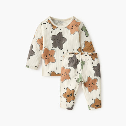 Juniors Star Print T-shirt and Pyjama Set