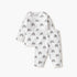 Juniors Rainbow Print T-shirt and Pyjama Set - White / 12-18 mths