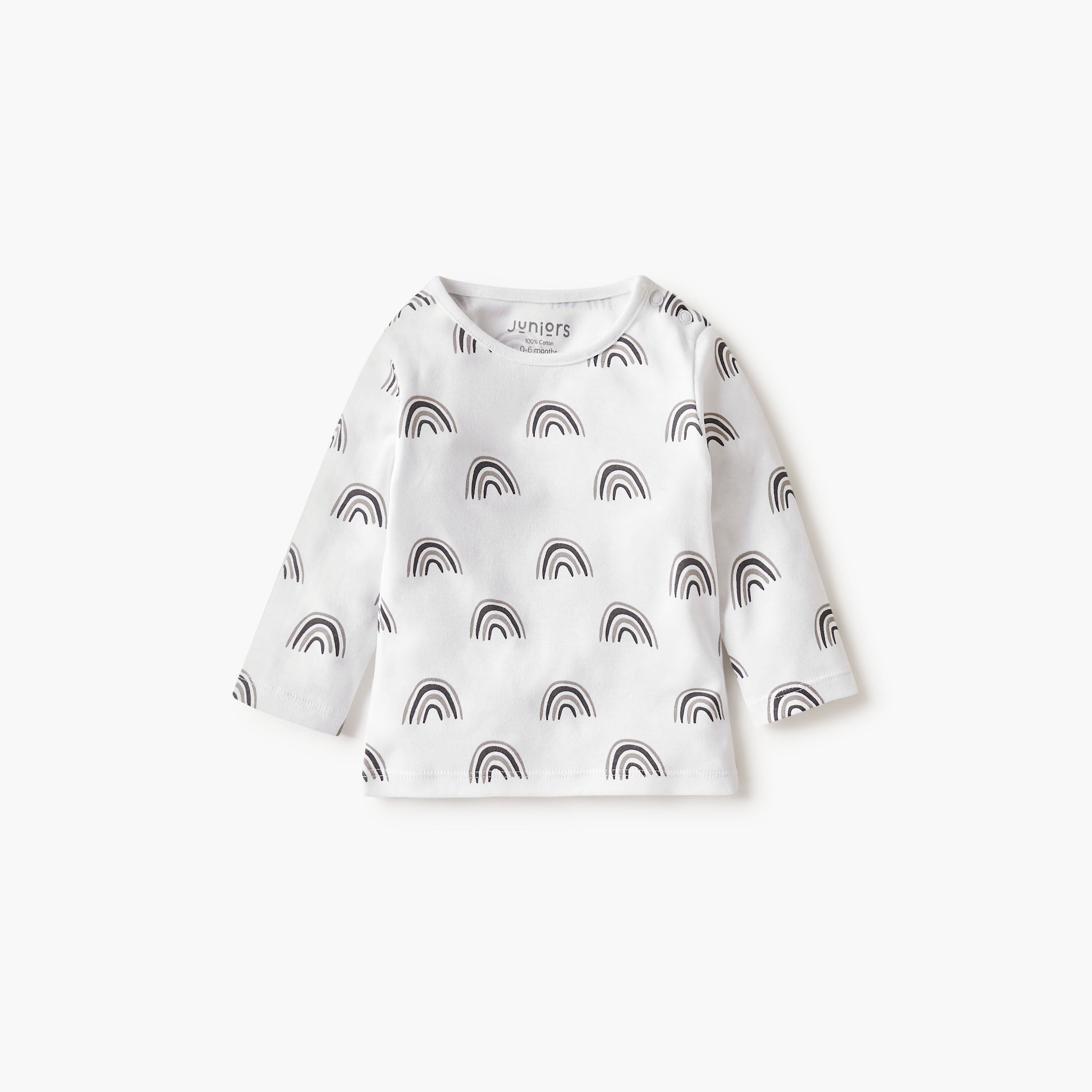 Juniors Rainbow Print T-shirt and Pyjama Set