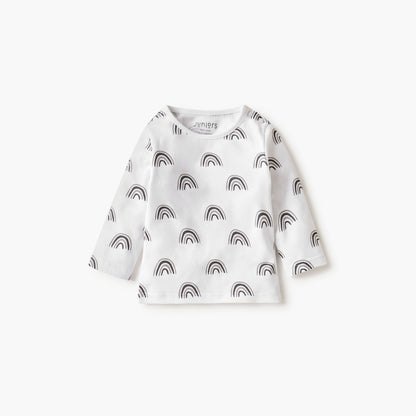 Juniors Rainbow Print T-shirt and Pyjama Set