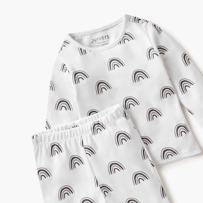 Juniors Rainbow Print T-shirt and Pyjama Set