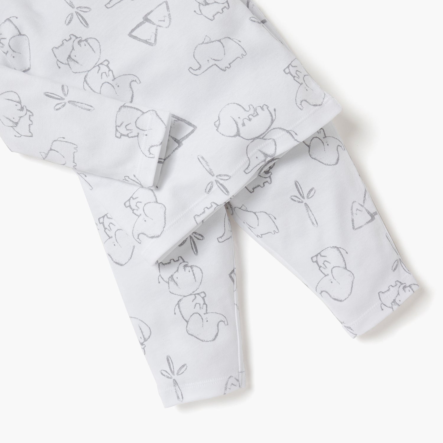 Juniors Elephant Print T-shirt and Pyjama Set