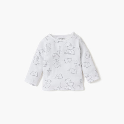 Juniors Elephant Print T-shirt and Pyjama Set